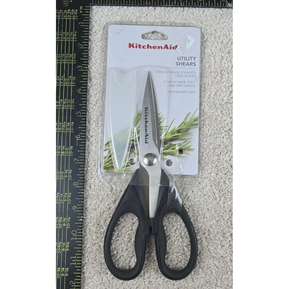 KitchenAid Utility Shears Black Stainless Steel Dishwasher Safe KE351OHOBA‎